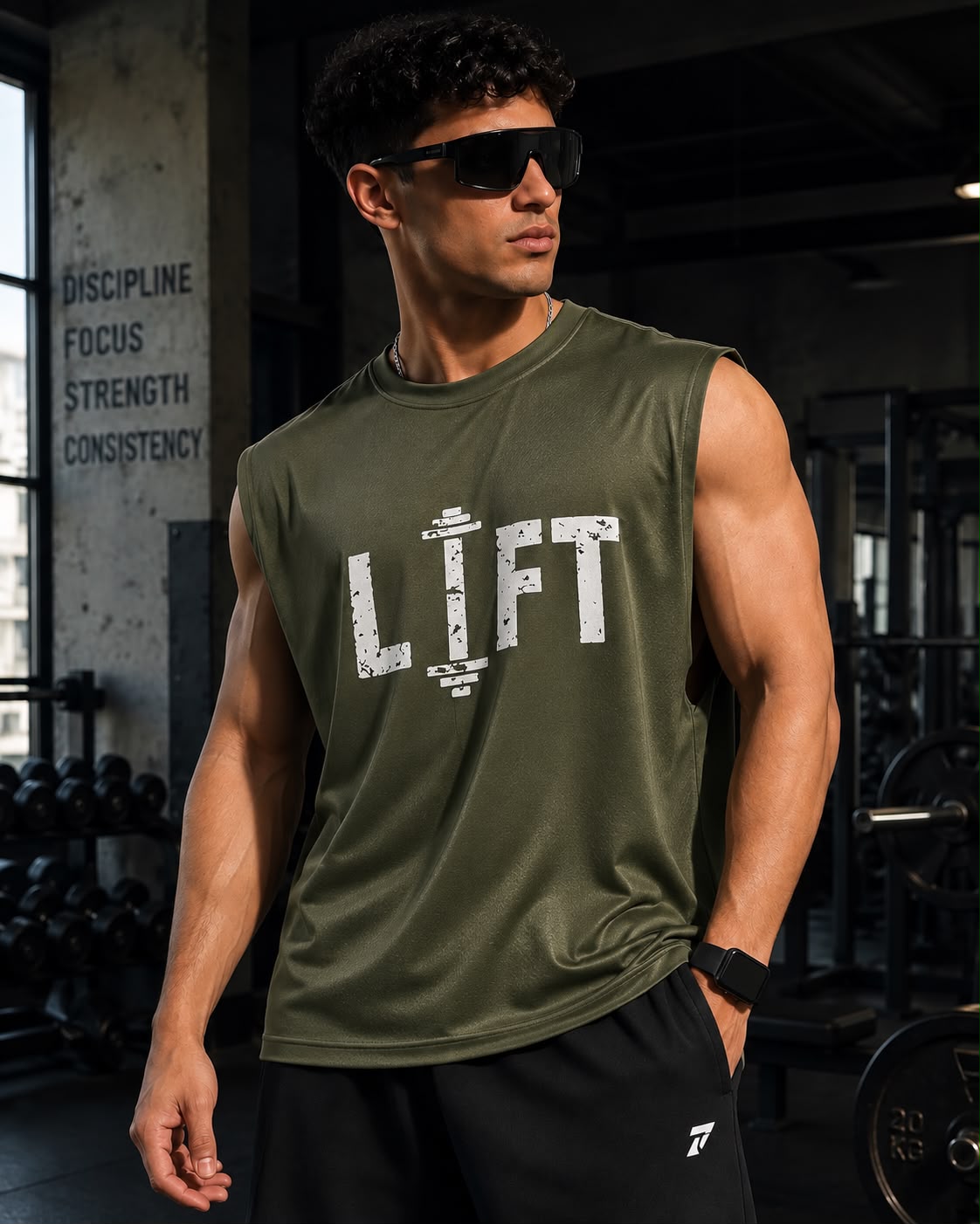 sleeveless shirt